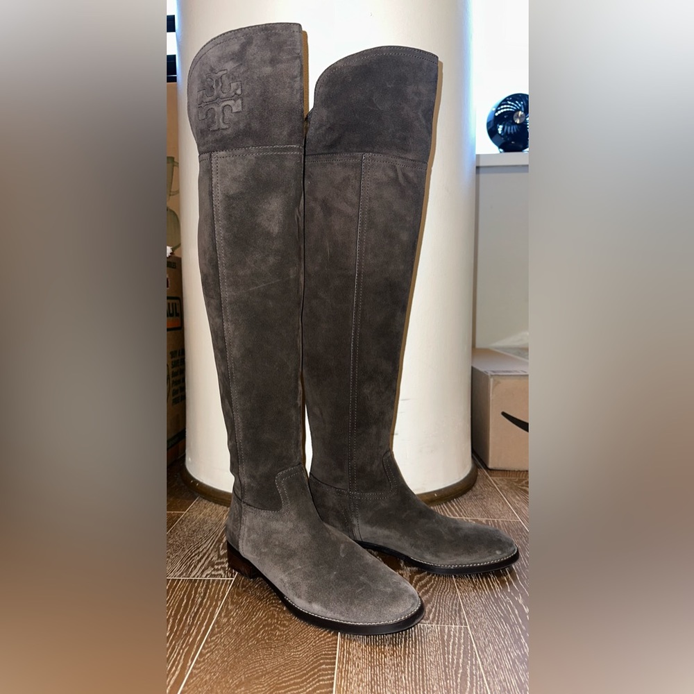 Tory Burch Simone 35MM Over the Knee Boot - Split Suede